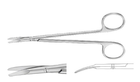 КІЛЬНЕР НОЖИЦІ З ПЛОСК. ВИГНУТ. 150MM